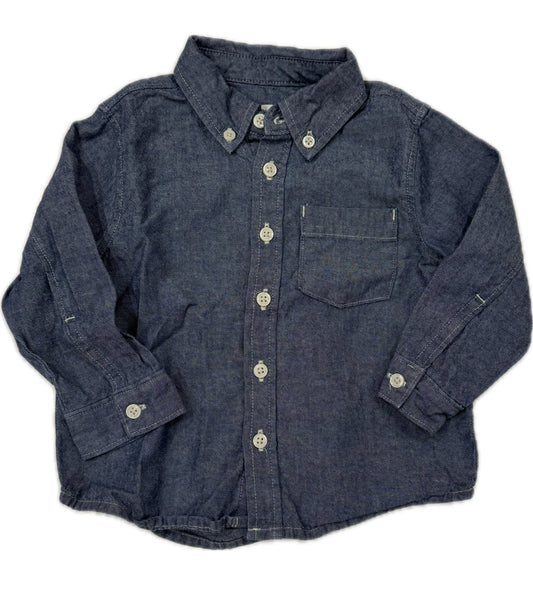 #38 Gymboree 12-18 Months Boys Blue Button Down