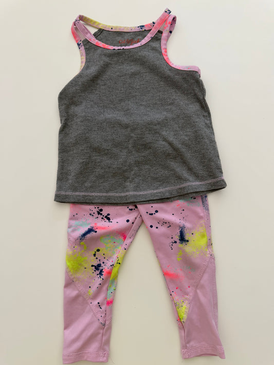 #117, Girls 18M, Cat & Jack athletic set, GUC