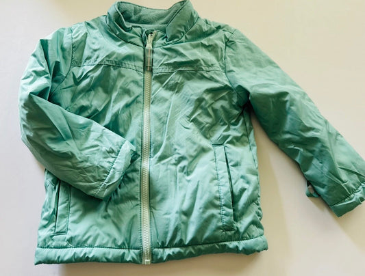 # 92 Girls 4 t cat jack lined fall coat teal green