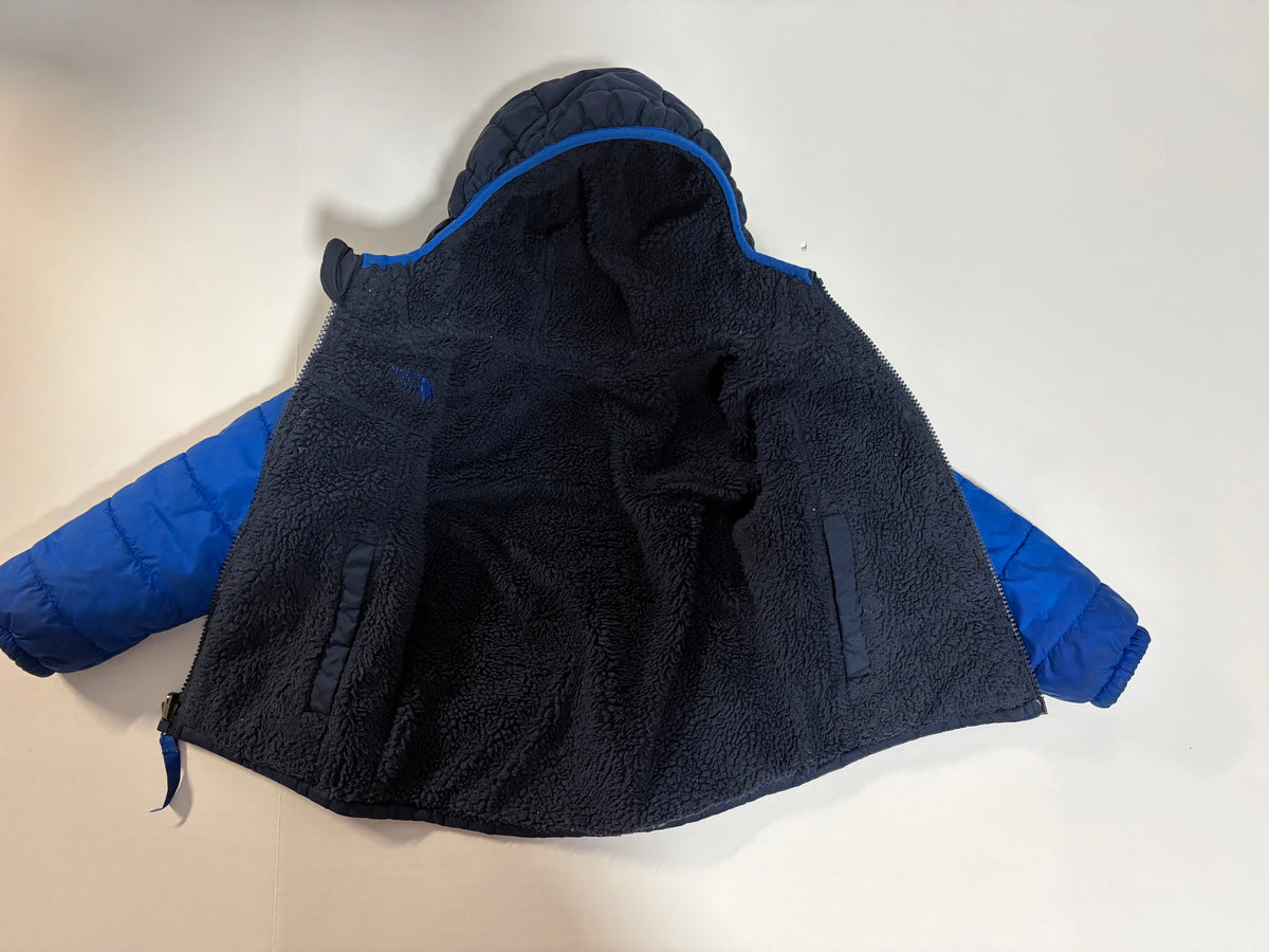 #27 Boys 2T NorthFace Reversible winter coat