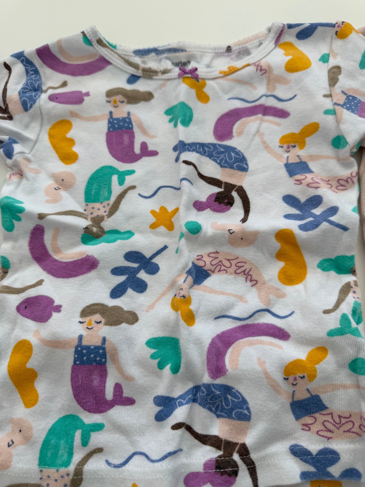 #117, Girls 3T, Carter’s mermaid pajama set, GUC