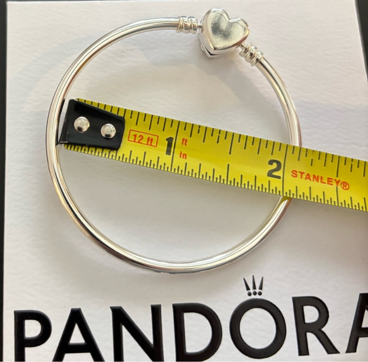 Seller #195 - *REDUCED*  Pandora Bracelet Butterfly Bangle Heart Rhinestone - Brand New in Box