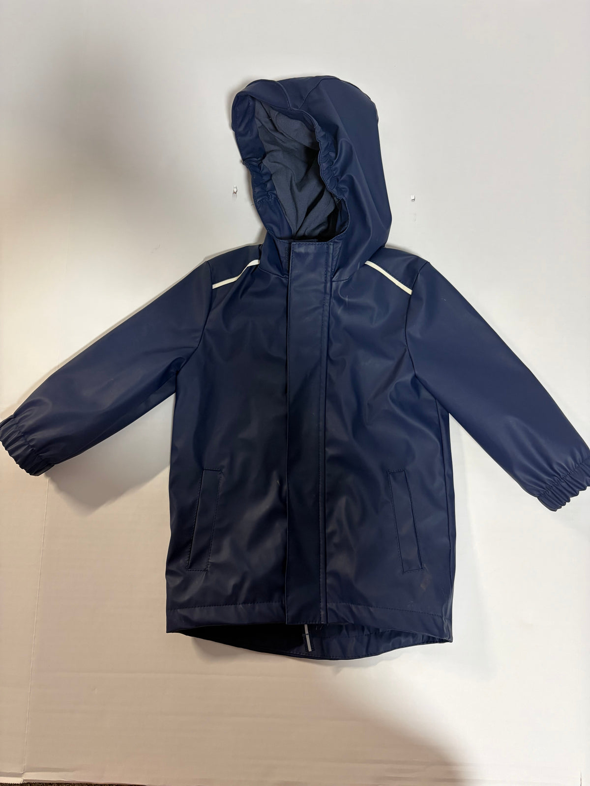 #27 Cat and Jack navy raincoat size 18m
