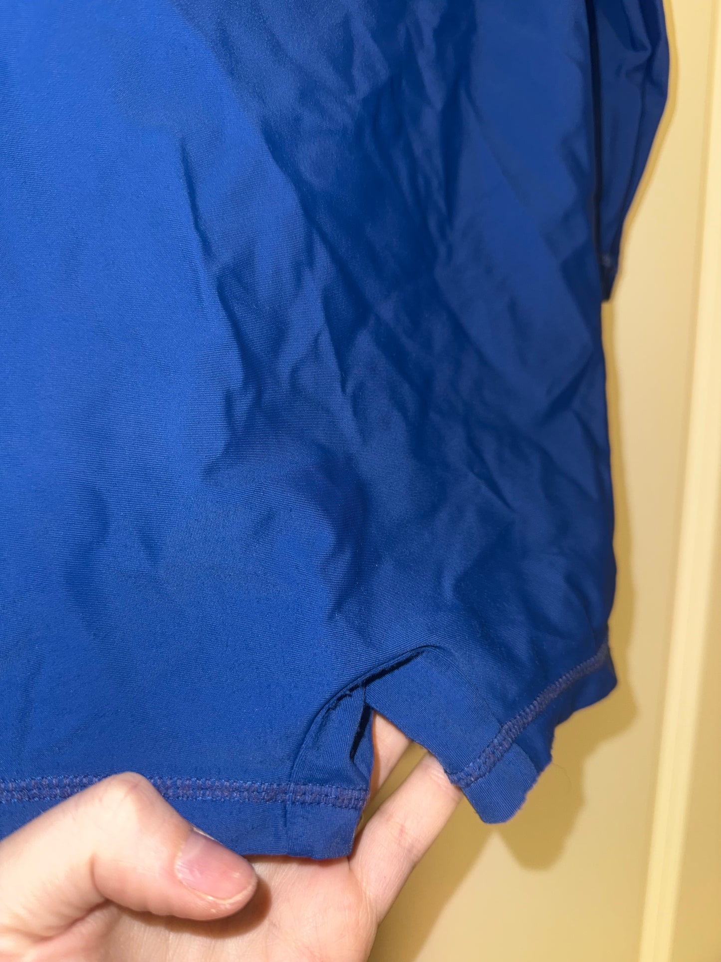 #106: 18-24m Blue Primary Rash Guard Swimsuit