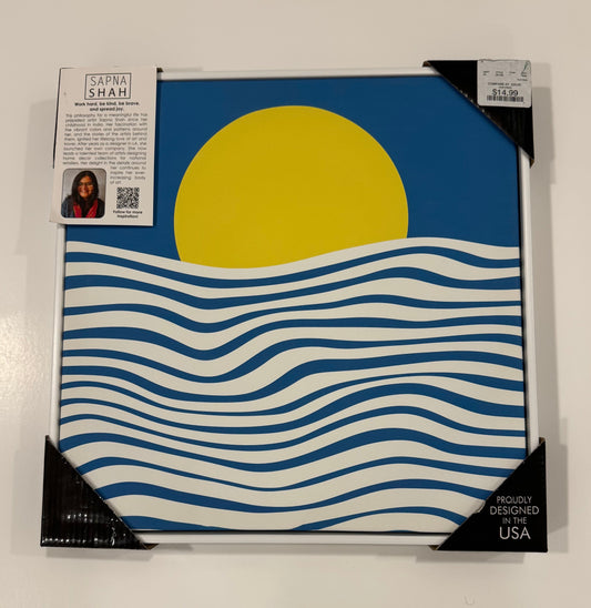 #38 Sun and Water Wall Artwork New in Box