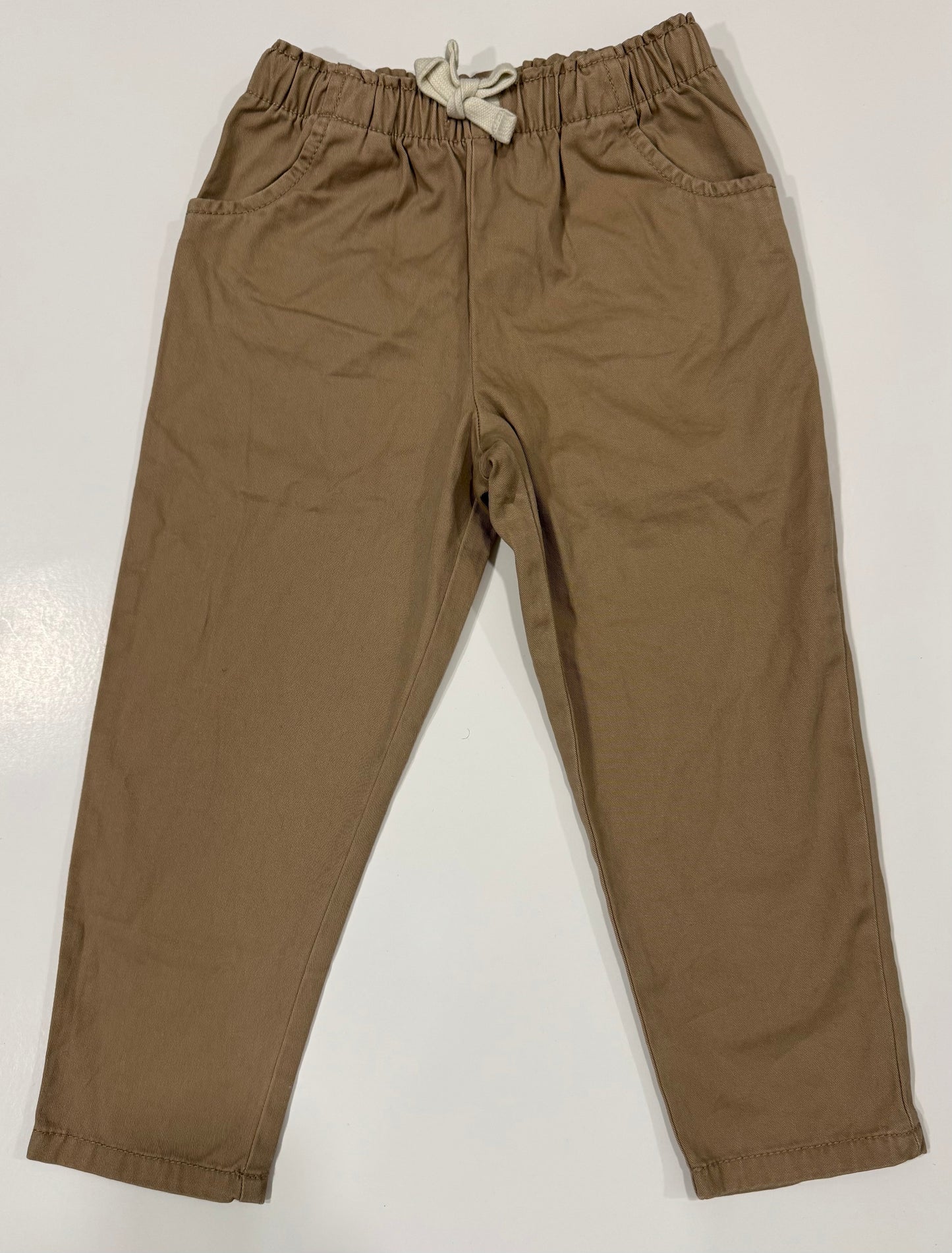#38 Little Planet 4T Boys Khaki Drawstring Pants NWOT