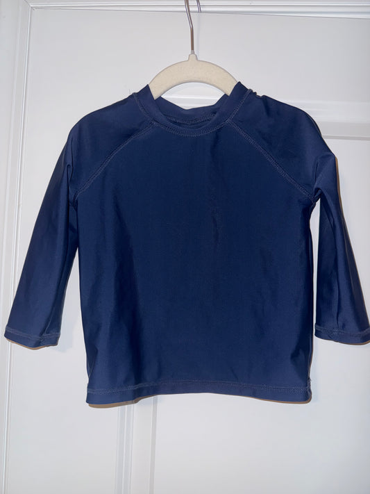#106: 18m Navy Jumping Beans Rash Guard Swim Shirt