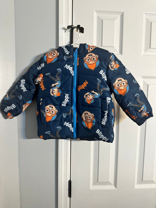 #171 Boy's 4T Blippi Winter Jacket- NWT