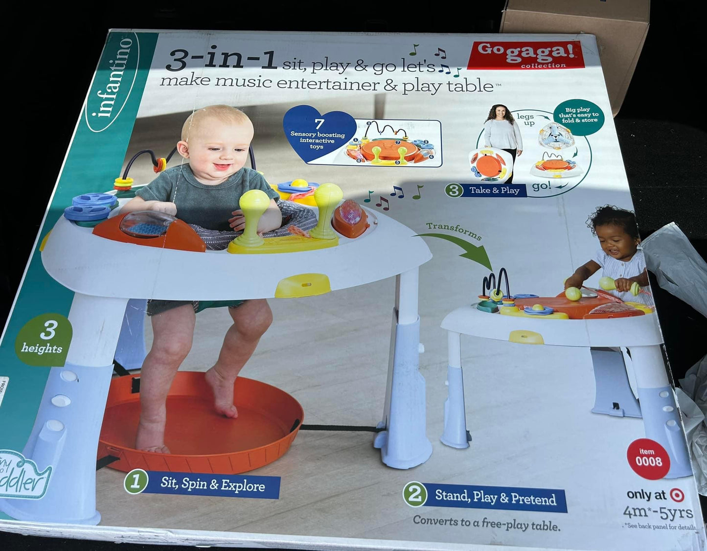 PPU ONLY (45039) 3-in-1 Bouncer/Play Center. Brand new in box