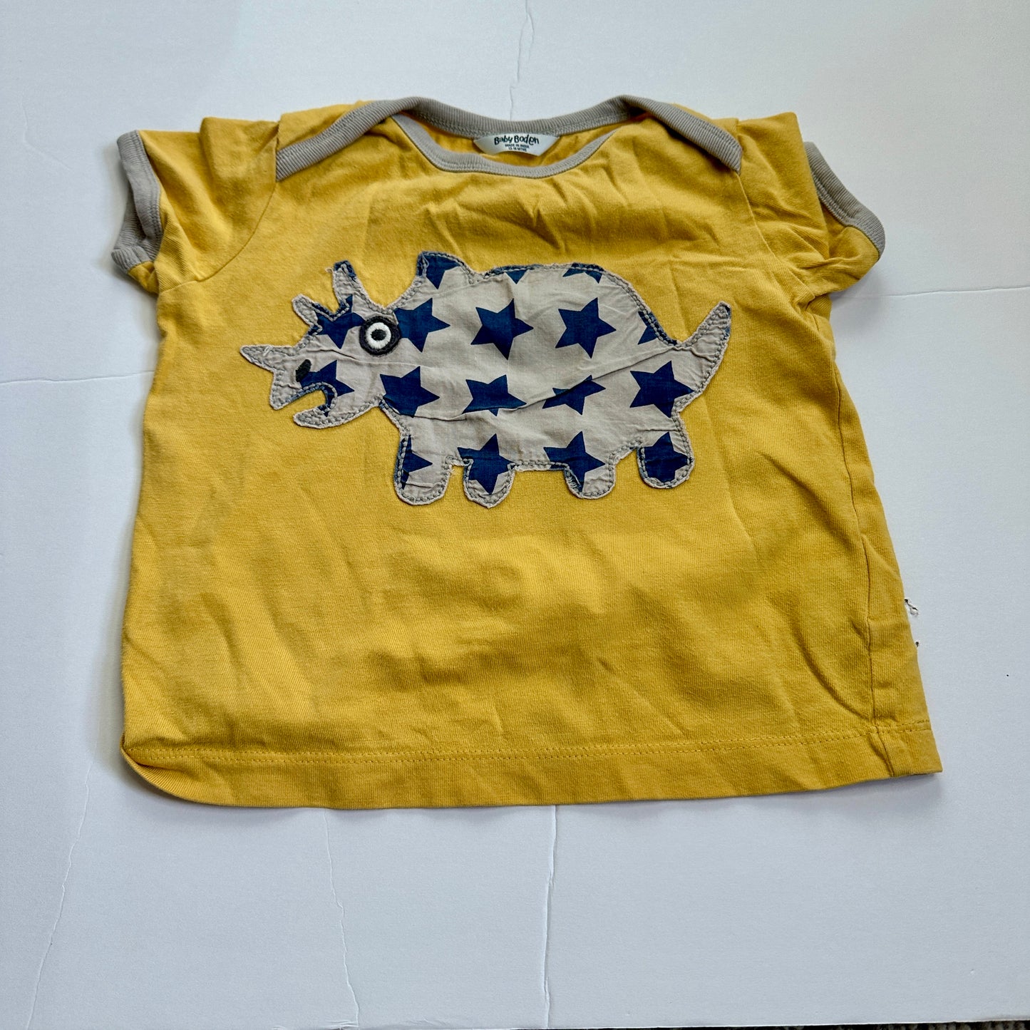 #162 Baby Boden Rhino Shirt 12-18M
