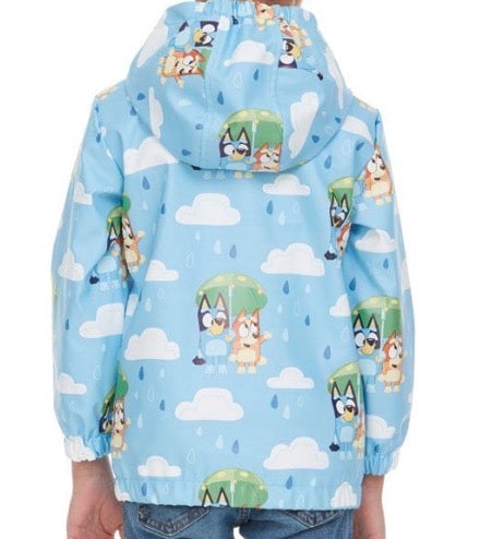 #169 Boy’s 6/7 Bluey Raincoat- NWT