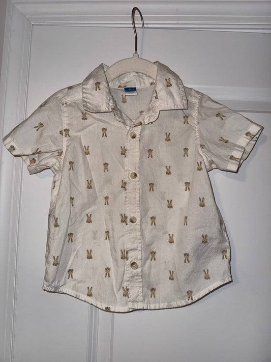 #106: 2T Old Navy Bunny Button Down *REDUCED*