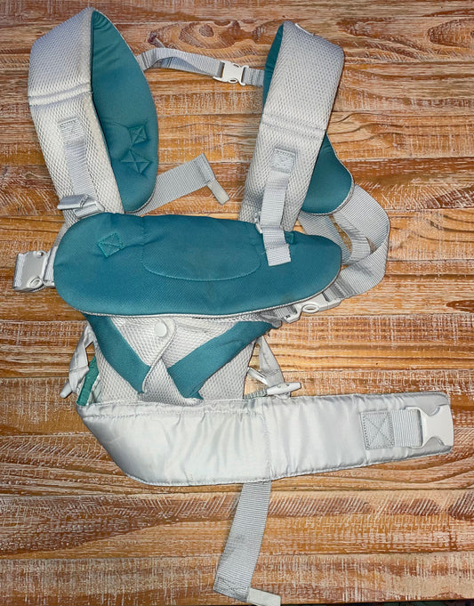 Seller #3 Infantino Gray and Teal Baby Carrier