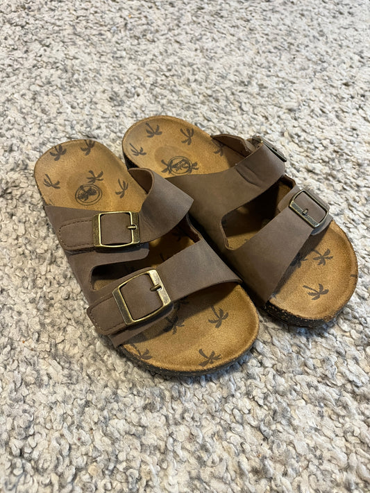 Boys Wonder Nation Double Buckle Footbed Sandals Size 3