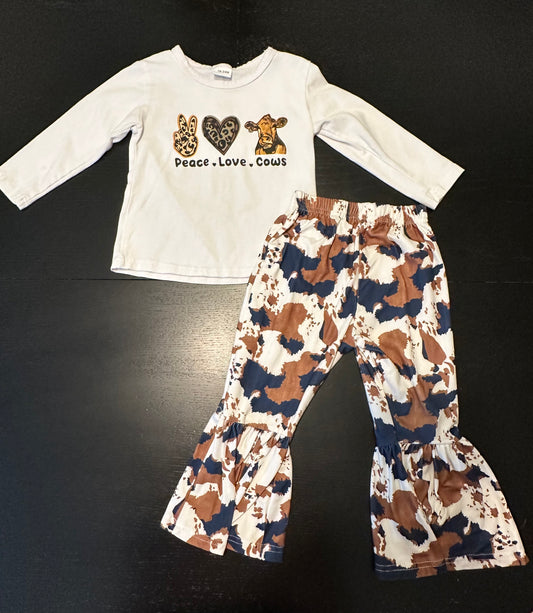 18-24 Month Girl’s Cow Outfit