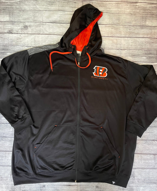 Seller #171 *REDUCED*  Fanatics 5XL Tall Mens zip up Bengals Jacket