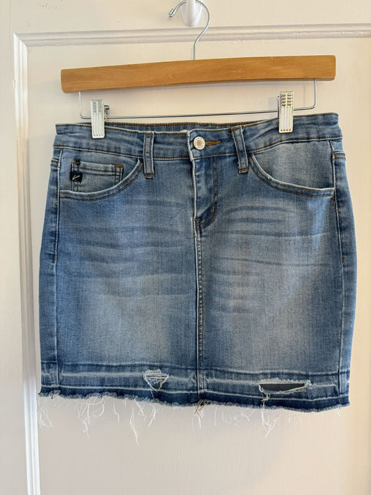 Kancan Denim Mini-Skirt, Size 26/5