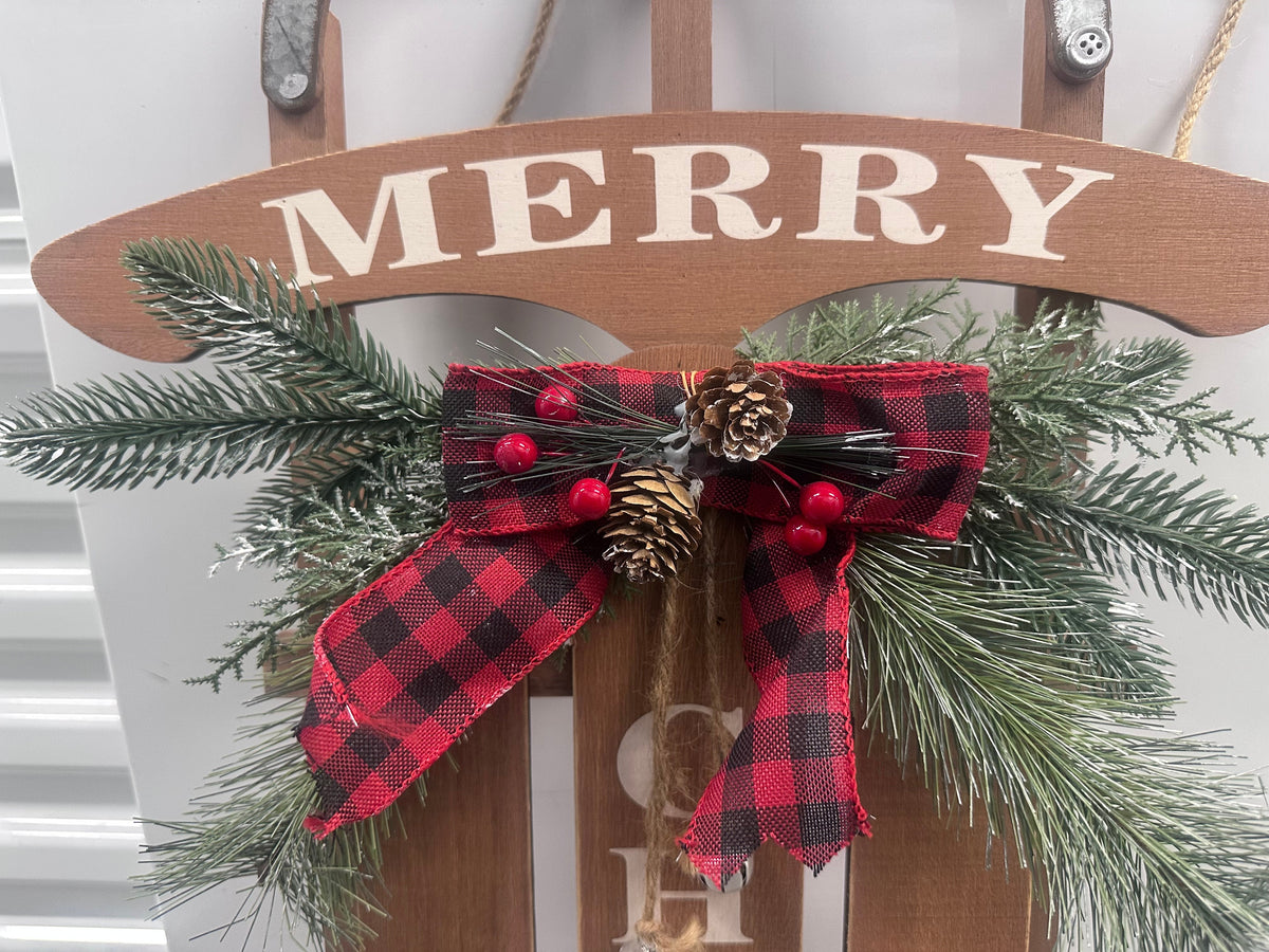 #104 Holiday hanging decor, about 2-3 ft tall