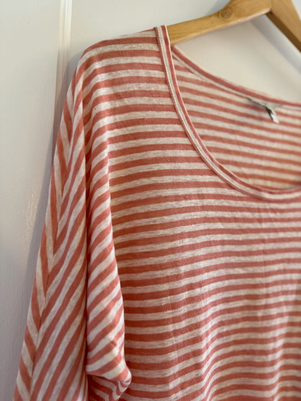 Joie Pink/White Striped Shirt, Women's Small