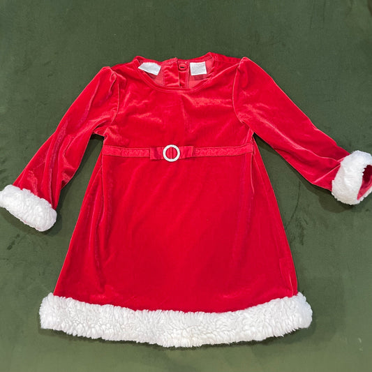 #1 Santa Christmas Dress 24 mo REDUCED