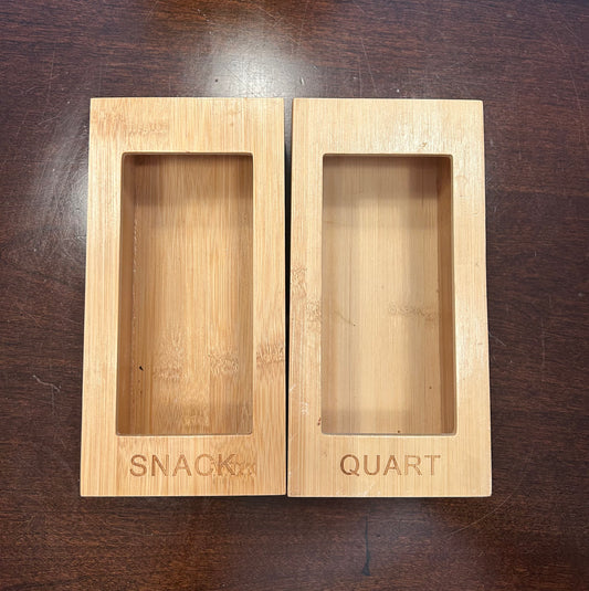 #7 Bamboo Snack Bag Organizers