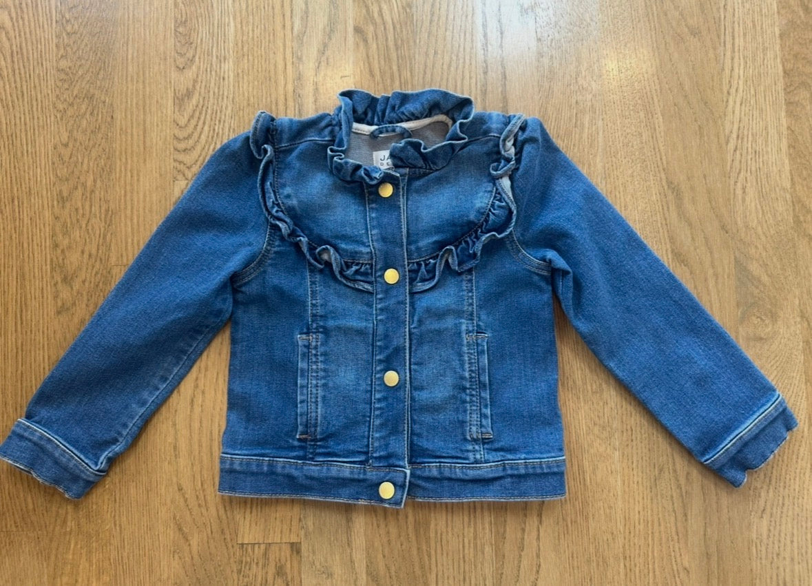 #104 Janie and Jack girl denim jacket 😍 size 3/4