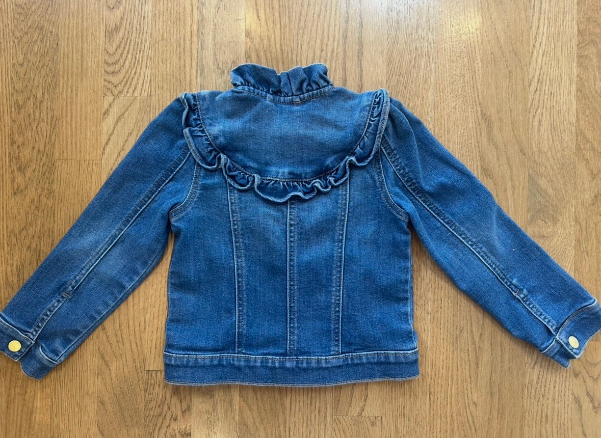 #104 Janie and Jack girl denim jacket 😍 size 3/4