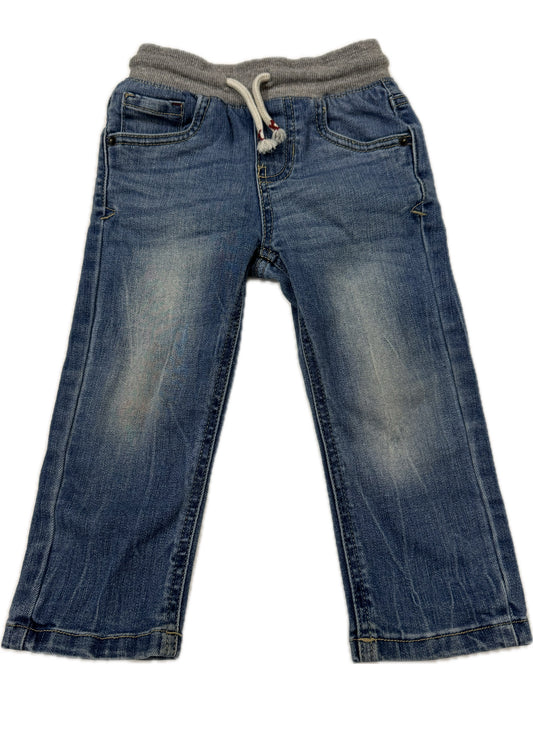 #38 Cat and Jack 2T Drawstring Denim Jeans
