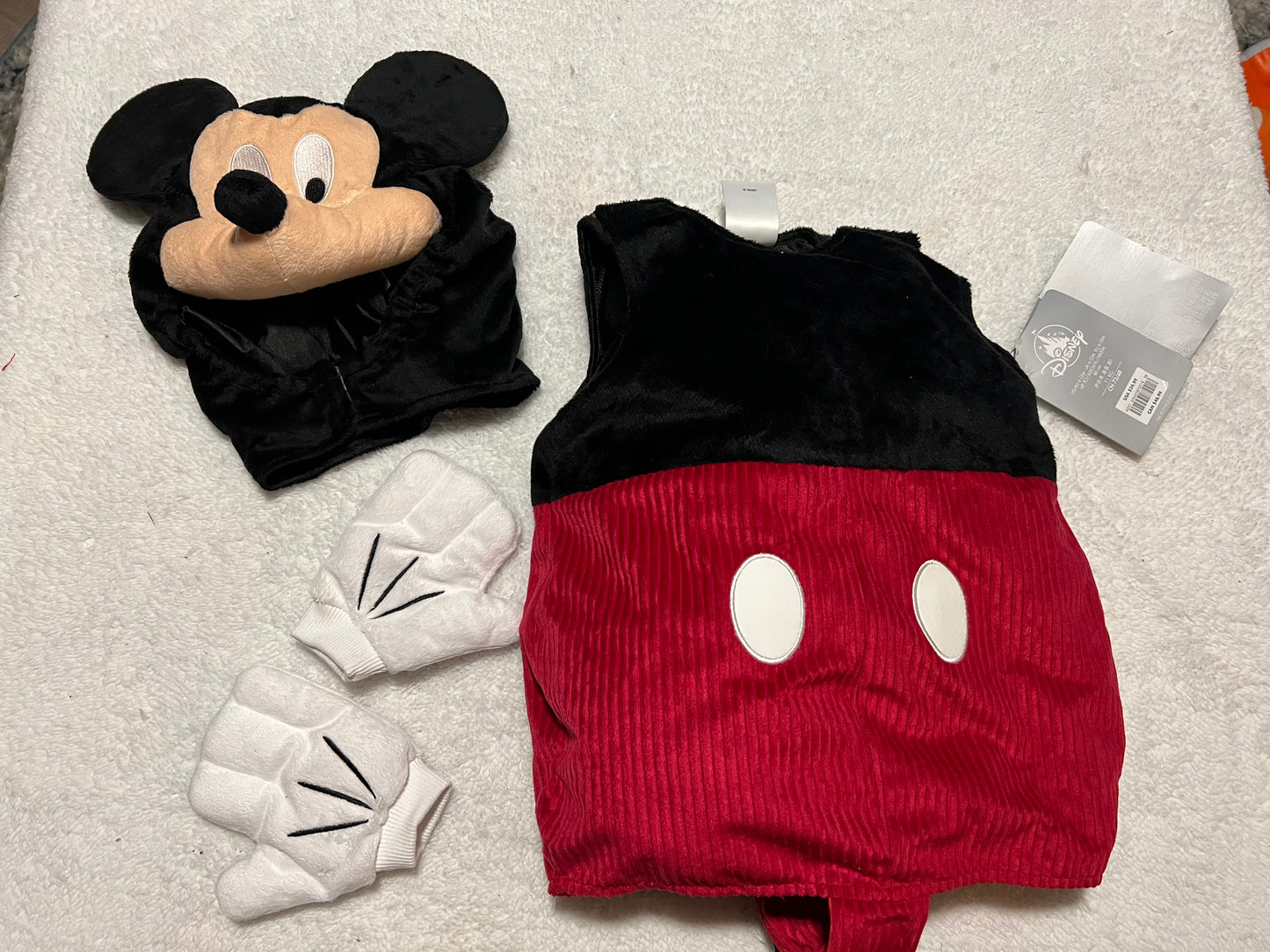 #48 Disney Store Mickey Mouse Costume NWT 12 months