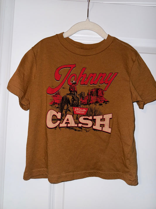#106: 5T (Fits like 4T) Johnny Cash Band Tee (Front & Back) *REDUCED*
