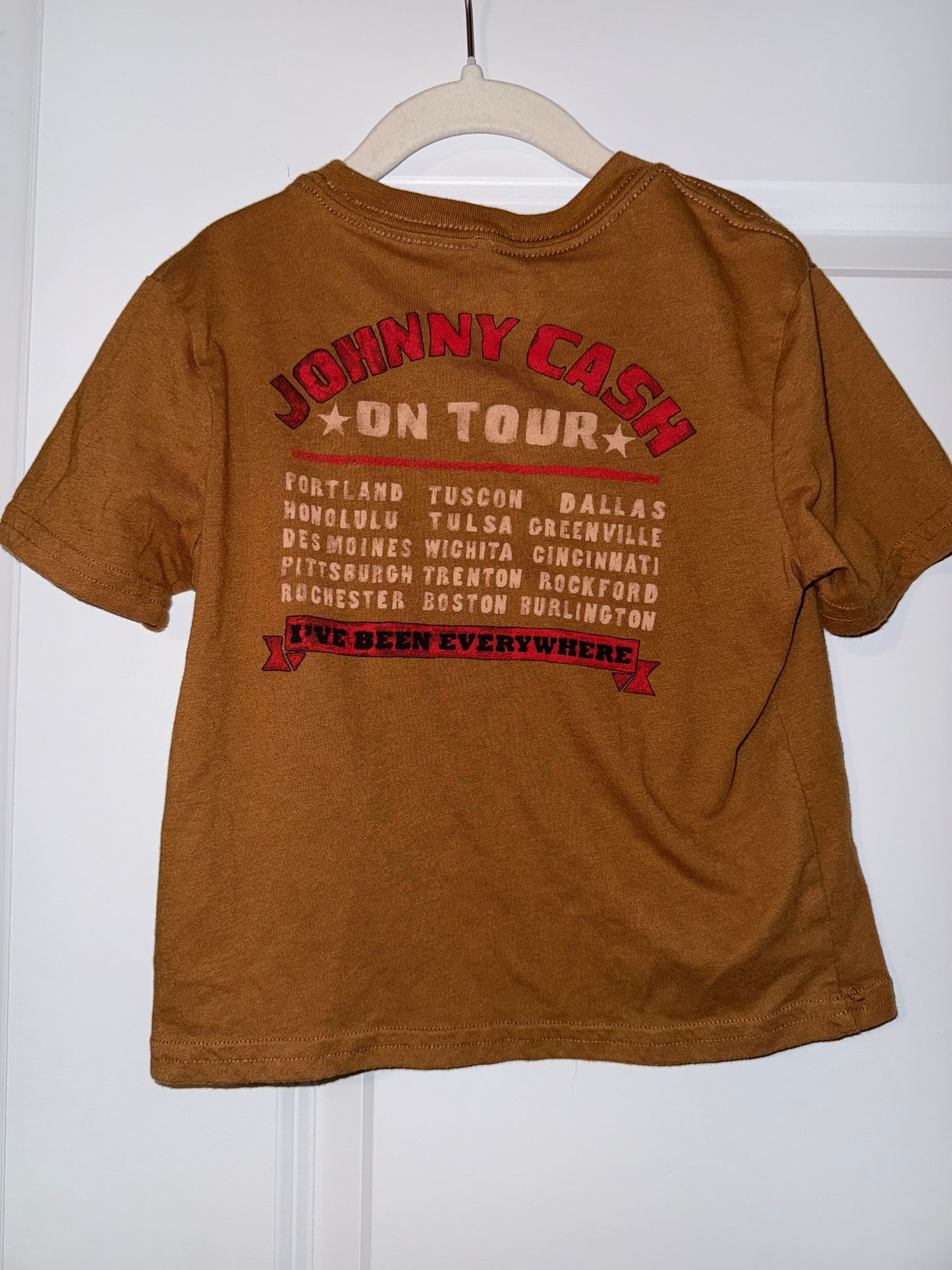 #106: 5T (Fits like 4T) Johnny Cash Band Tee (Front & Back) *REDUCED*