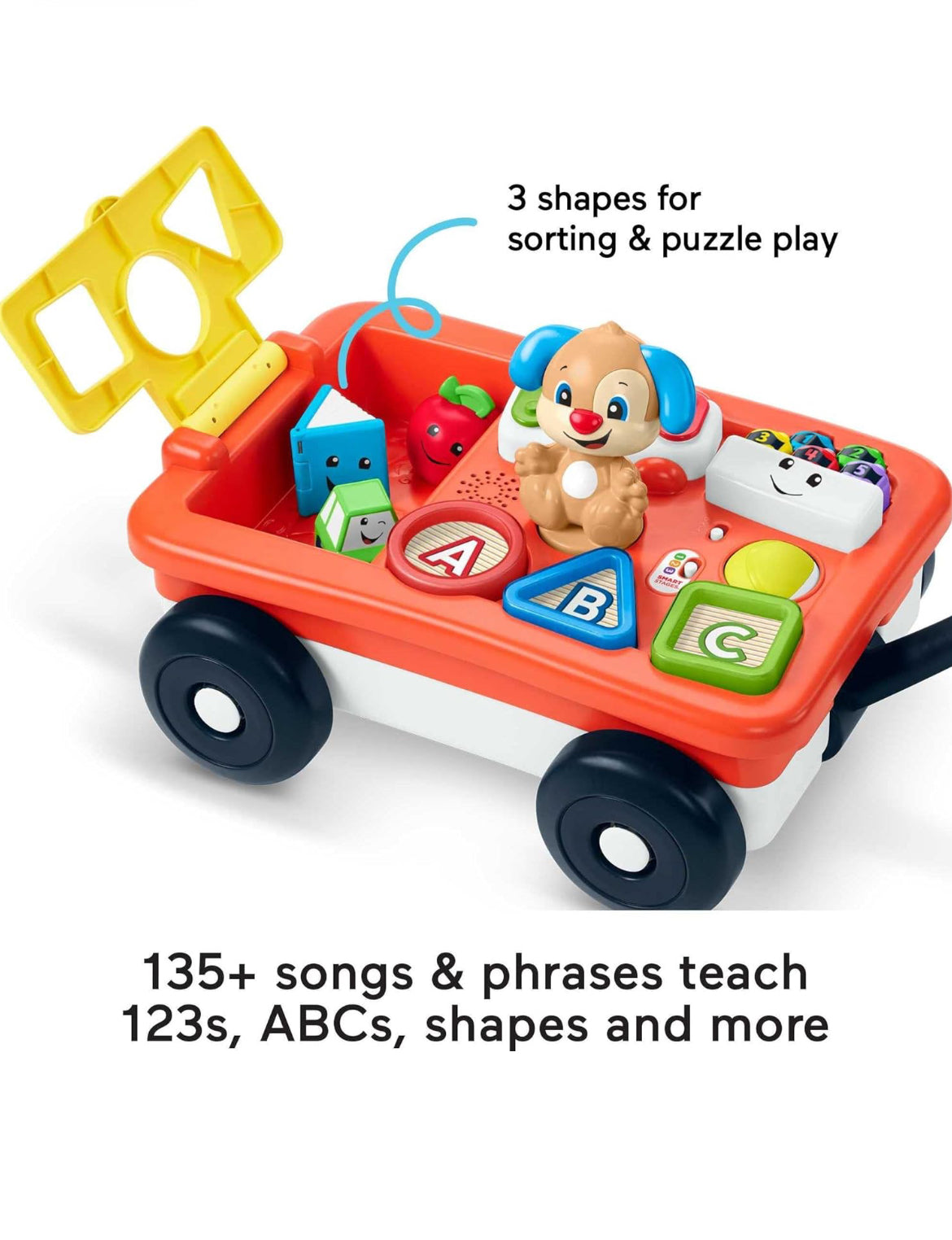 Fisher Price Laugh & Learn Pull and Play Wagon, EUC