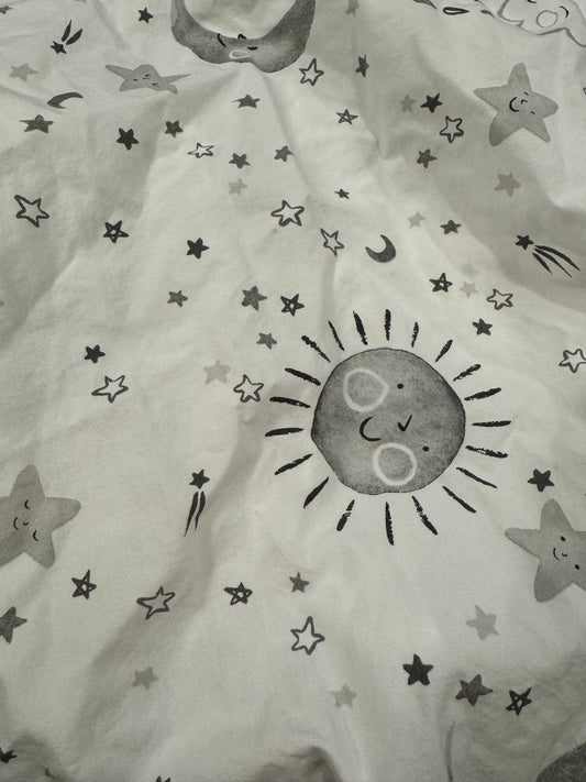 #38 Pottery Barn Moon and Stars Crib Sheet