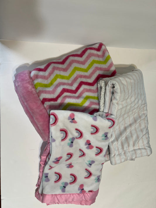 #78 baby blanket bundle set of 3