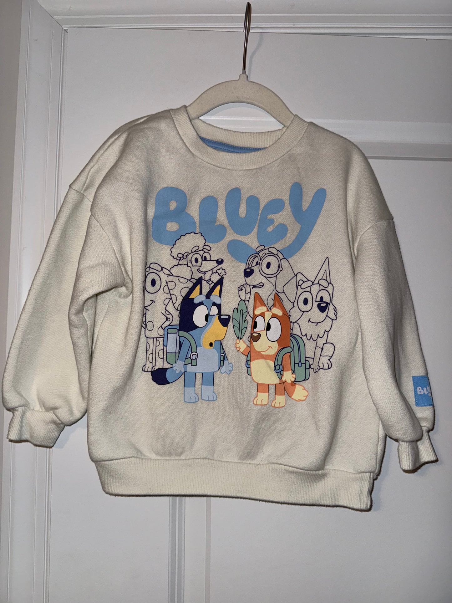#106: 4T Bluey Cream Sweatshirt