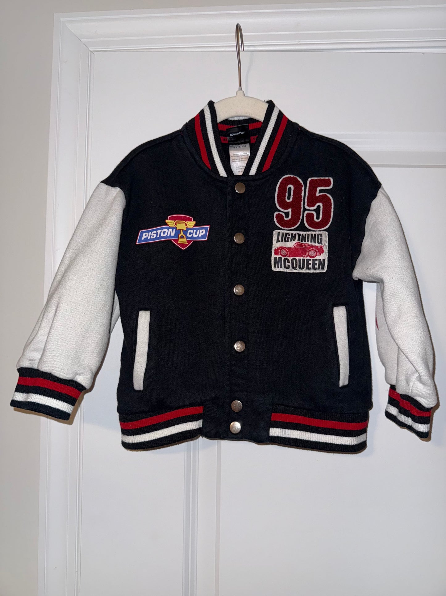 #106: 4T (Fits like 3T) Disney Cars Varsity Jacket