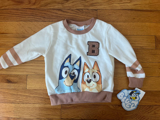 #109 NWT Bluey sweatshirt - Size 18mo