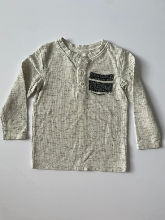 #3 Cat & Jack long sleeve shirt w/ pocket boys size 4T