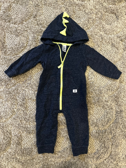 #16 - Carter's Dino Onesie - 12 Months