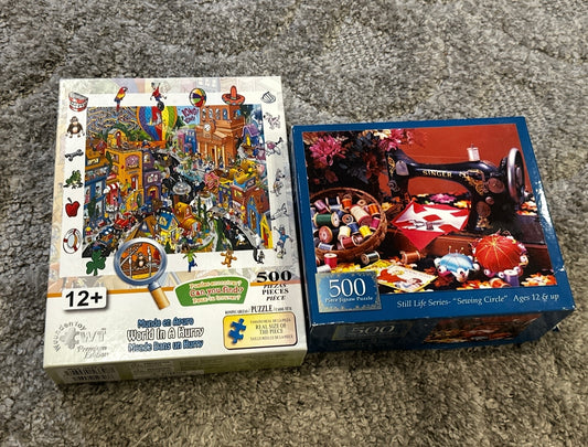 #16 - 2 Pack 500 Piece Puzzle