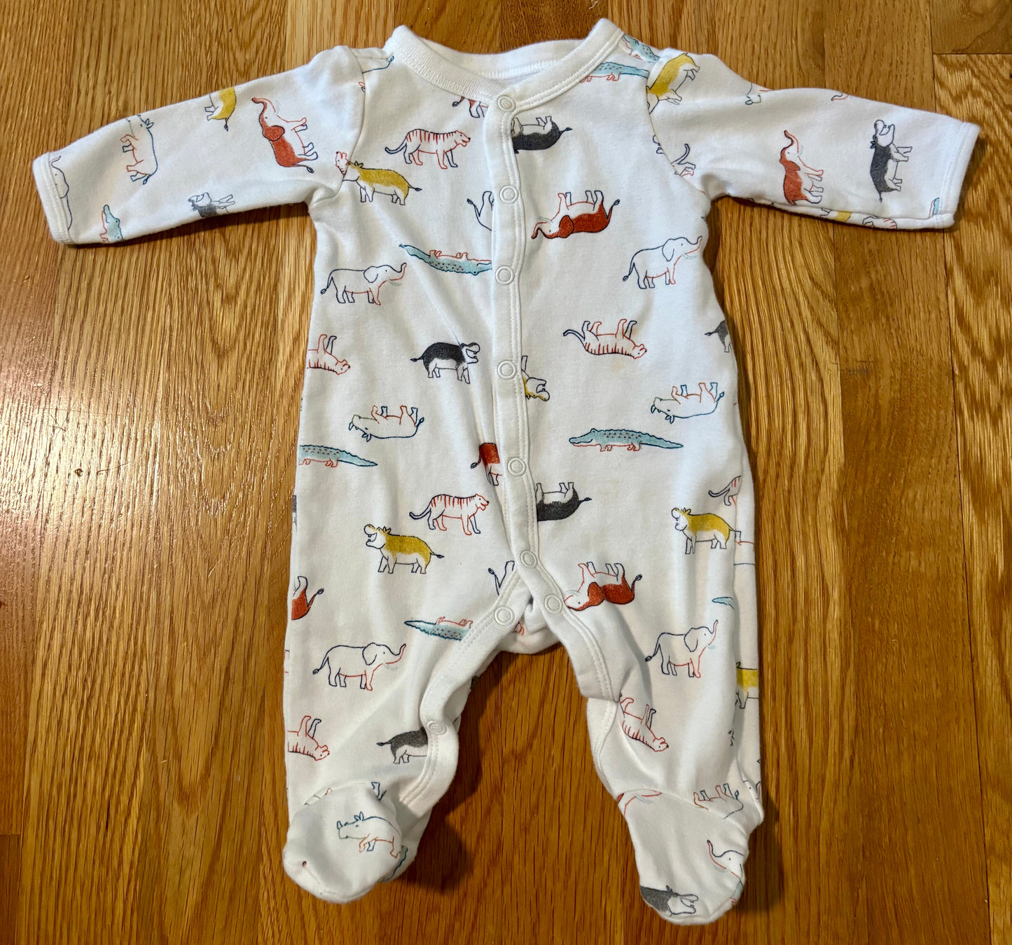 Seller #64 Carter’s 3M Dino and Animals Sleepers - set of 2