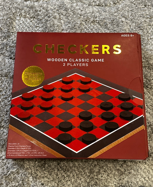 #16 - Wooden Checkers