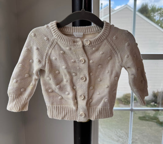 #113 Jamie Kay 3-6 month girls cardigan *reduced*