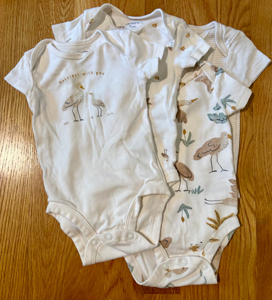 Seller #64 Carter’s 3M Gender Neutral Onesies set of 4