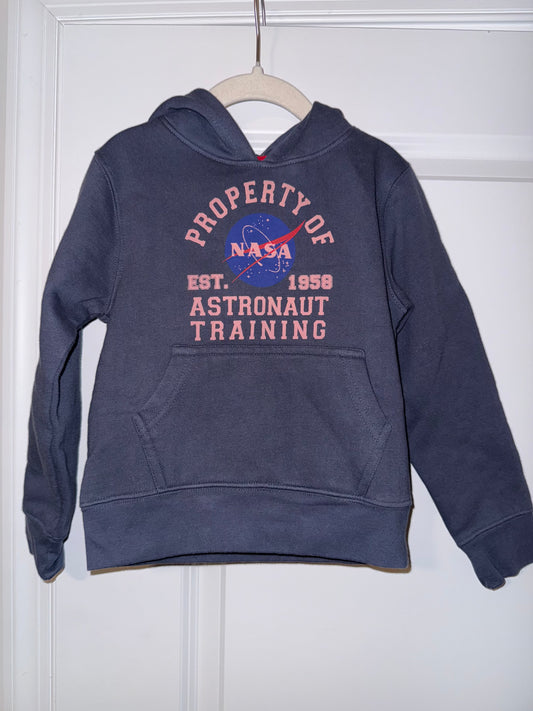 #106: Boys Small Red Canoe NASA Hoodie NWT (2 of 2)