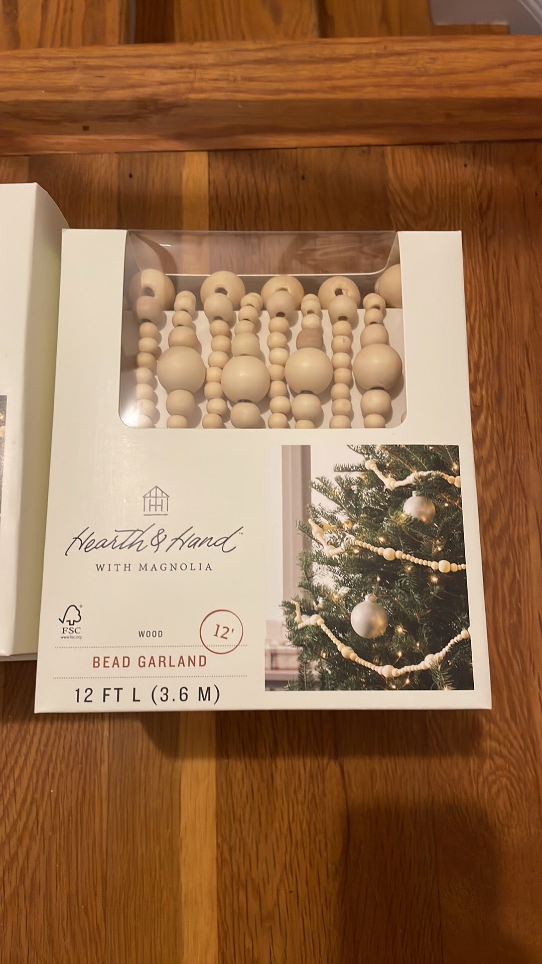 #116 Hearth & Hand Christmas Tree garland (4) REDUCED