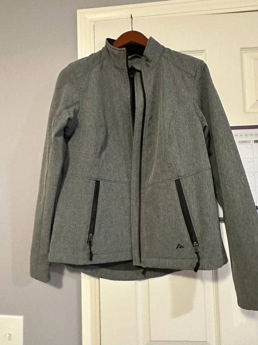 #214 Women's Ridgecut Gray Soft Shell Jacket-Small