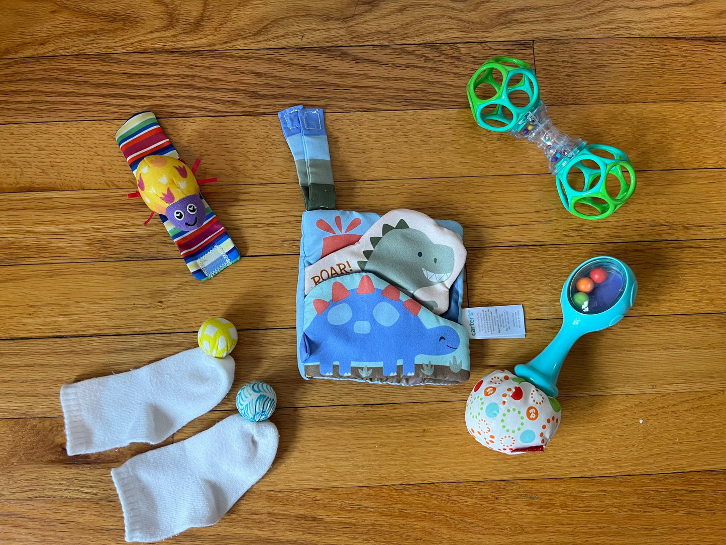 #109 Baby Toy Bundle with Lovevery Rattle Socks