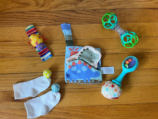 #109 Baby Toy Bundle with Lovevery Rattle Socks