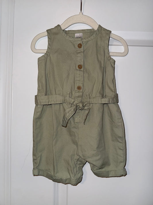 #106: 12m Carters Green Jumpsuit *REDUCED*
